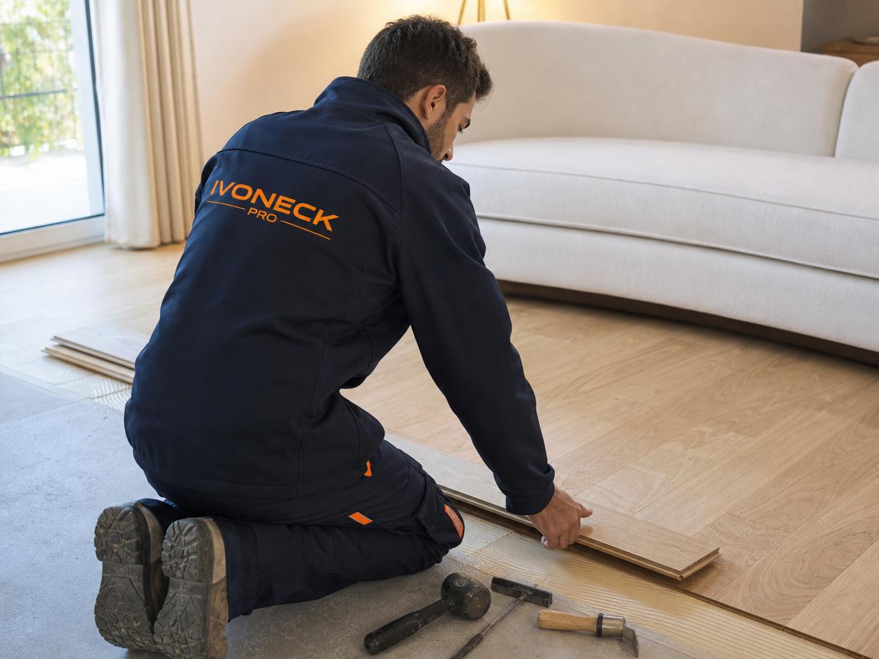 Pose de parquet IVONECK PRO 1